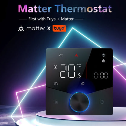 BHT-009GBLW-MT Electric Heating WiFi Smart Home LED Thermostat with Matter(Black) - Thermostat & Thermometer by buy2fix | Online Shopping UK | buy2fix