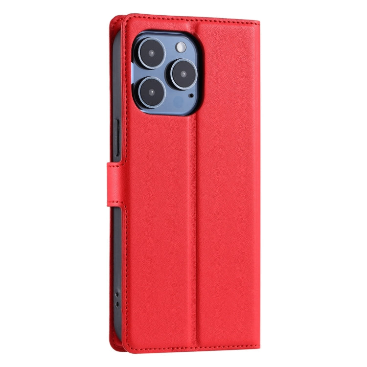 For iPhone 16 Pro Max Voltage Ultra-thin Dot Leather Phone Case(Red) - iPhone 16 Pro Max Cases by buy2fix | Online Shopping UK | buy2fix