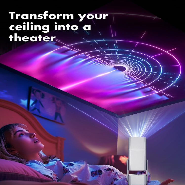 Y7S 720P Android 11 OS Portable Home WiFi Projector with Speaker, CPU:RK3326(US Plug) - Mini Projector by buy2fix | Online Shopping UK | buy2fix