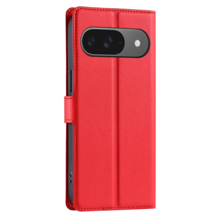 For Google Pixel 9 / 9 Pro Voltage Ultra-thin Dot Leather Phone Case(Red) - Google Cases by buy2fix | Online Shopping UK | buy2fix