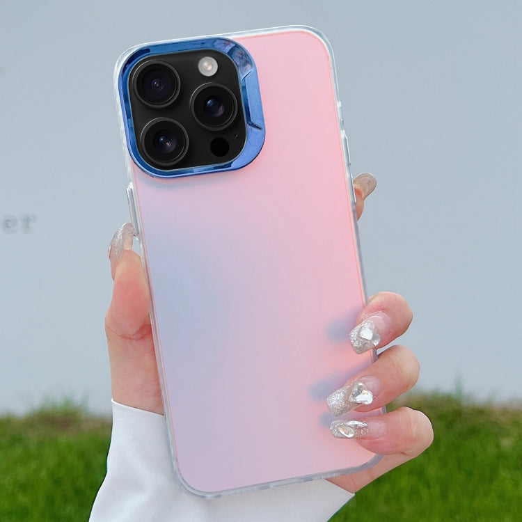 For iPhone 16 Pro Color Plating Discoloration PC Phone Case(Blue) - iPhone 16 Pro Cases by buy2fix | Online Shopping UK | buy2fix