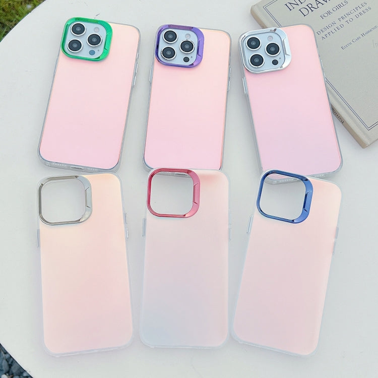 For iPhone 16 Color Plating Discoloration PC Phone Case(Silver) - iPhone 16 Cases by buy2fix | Online Shopping UK | buy2fix