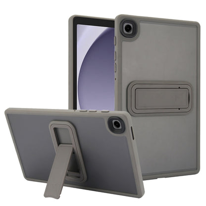 For Samsung Galaxy Tab A9 Skin Feel Holder PC Hybrid TPU Tablet Case(Grey) - Galaxy Tab A9 by buy2fix | Online Shopping UK | buy2fix