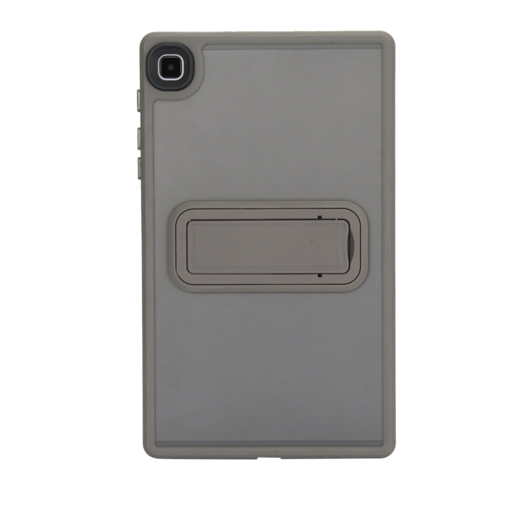 For Samsung Galaxy Tab A9 Skin Feel Holder PC Hybrid TPU Tablet Case(Grey) - Galaxy Tab A9 by buy2fix | Online Shopping UK | buy2fix