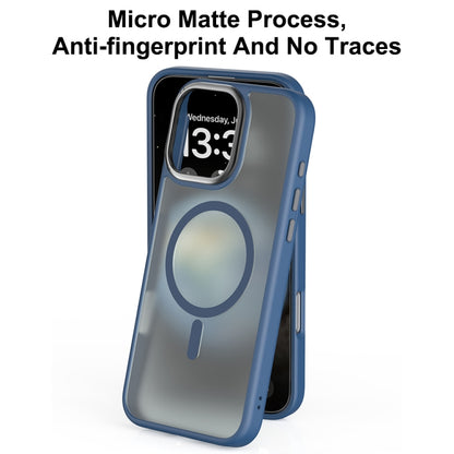 For iPhone 16 Pro Mutural Skin Feel Series Frosted MagSafe Magnetic Phone Case(Black) - iPhone 16 Pro Cases by Mutural | Online Shopping UK | buy2fix