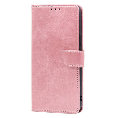 For iPhone 16 Pro Max Calf Texture Buckle Flip Leather Phone Case(Rose Gold) - iPhone 16 Pro Max Cases by buy2fix | Online Shopping UK | buy2fix