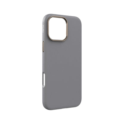 For iPhone 16 Pro TOTU PC-17 Mulsanne Series Plain Leather MagSafe Magnetic Phone Case(Titanium) - iPhone 16 Pro Cases by TOTUDESIGN | Online Shopping UK | buy2fix