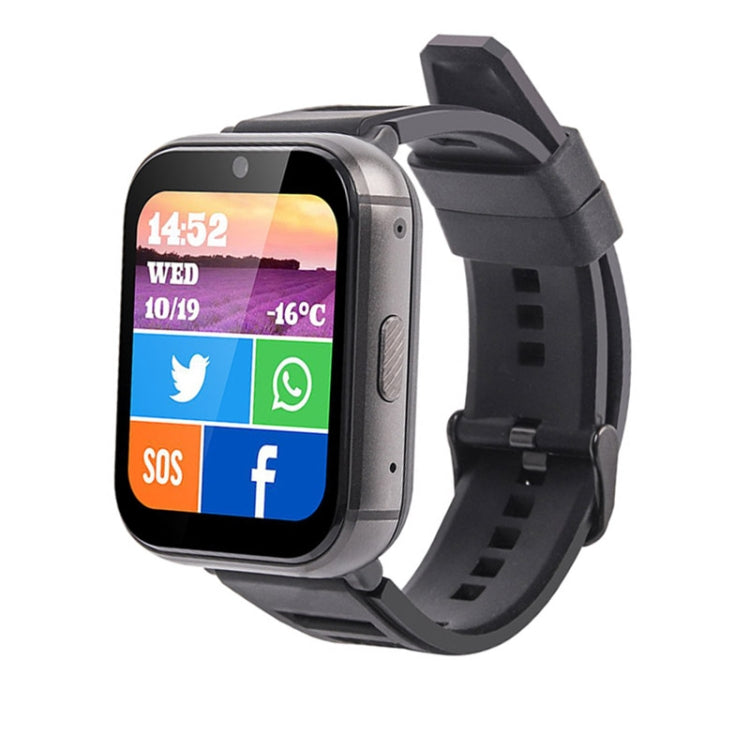 UNIWA DM66 4G Calling Smart Watch, 4GB+64GB, 1.99 inch IPS Screen Android 9.0 Support WiFi GPS(Black) - Android Watch by UNIWA | Online Shopping UK | buy2fix