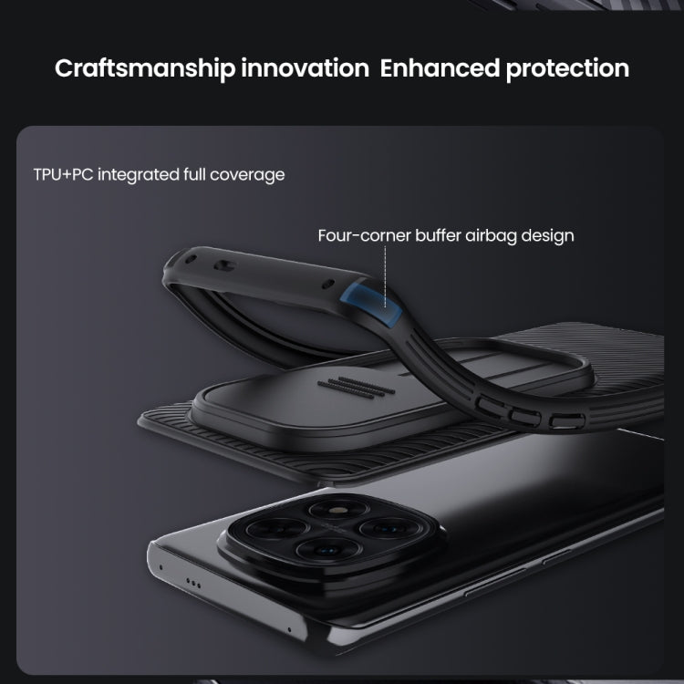 For Redmi Note 14 Pro 5G NILLKIN CamShield Pro PC Phone Case(Black) - Note 14 Pro Cases by NILLKIN | Online Shopping UK | buy2fix