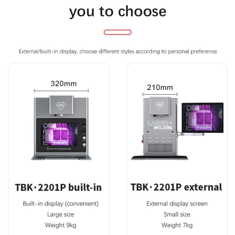 TBK 2205 Smart Infrared Laser Thermostatic Welding Machine with HD Camera, Plug:EU Plug(External LCD) - Others by TBK | Online Shopping UK | buy2fix