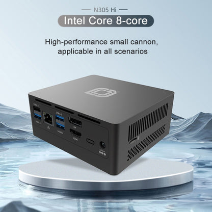 Jumper N305Hi Mini PC, Intel Alder Lake-N i3-N305 Octa-core 3.8GHz, RAM: 16GB, ROM: 512GB(US Plug) - Barebone Mini PCs by jumper | Online Shopping UK | buy2fix