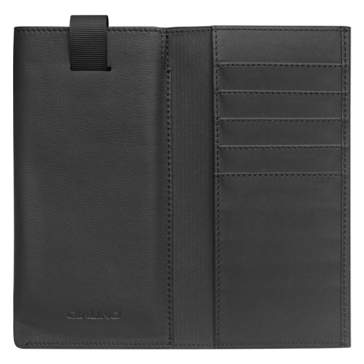 For iPhone 11 Pro QIALINO Nappa Texture Top-grain Leather Horizontal Flip Wallet Case with Card Slots(Black) - iPhone 11 Pro Cases by QIALINO | Online Shopping UK | buy2fix