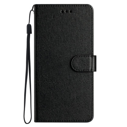 For Samsung Galaxy S25+ 5G Silk Texture Horizontal Flip Leather Phone Case(Black) - Galaxy S25+ 5G Cases by buy2fix | Online Shopping UK | buy2fix