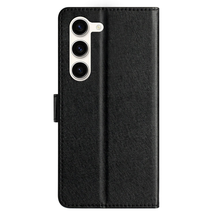 For Samsung Galaxy S25+ 5G Silk Texture Horizontal Flip Leather Phone Case(Black) - Galaxy S25+ 5G Cases by buy2fix | Online Shopping UK | buy2fix