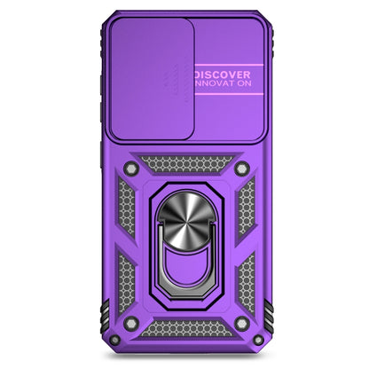 For Samsung Galaxy S25 5G Sliding Camshield Holder Phone Case(Purple) - Galaxy S25 5G Cases by buy2fix | Online Shopping UK | buy2fix