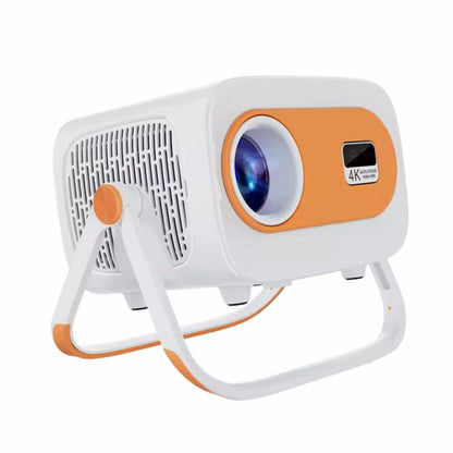 JY325 1280 x 720P 200ANSI Amlogic H713 CPU Android 11.0 Portable Projector, EU Plug(White) - LED Projector by buy2fix | Online Shopping UK | buy2fix