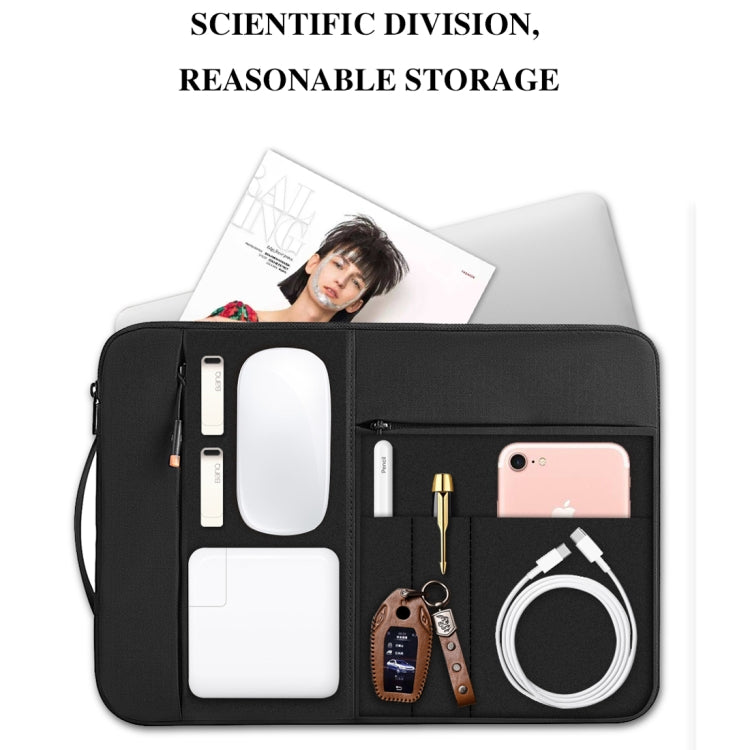 WIWU Alpha Nylon Travel Carrying Storage Bag Sleeve Case for 15.4 inch Laptop(Black) - 15 inch by WIWU | Online Shopping UK | buy2fix