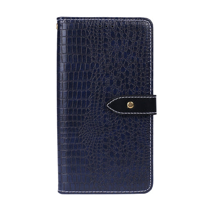 For Doogee N20 Pro idewei Crocodile Texture Horizontal Flip Leather Case with Holder & Card Slots & Wallet(Dark Blue) - More Brand by idewei | Online Shopping UK | buy2fix