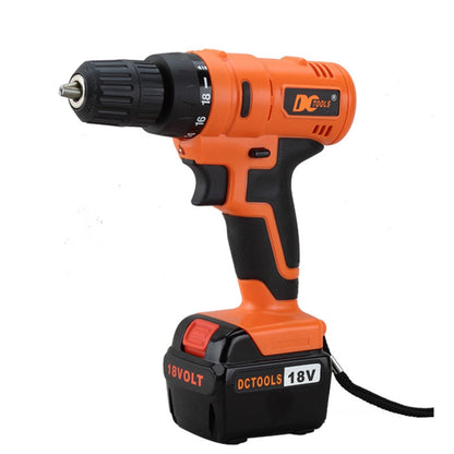 D017-18V Stepless Speed Changing Rechargeable Electric Drill Set with LED light, AC 220V, EU Plug, Random Color Delivery - Drill & Drill Bits by buy2fix | Online Shopping UK | buy2fix