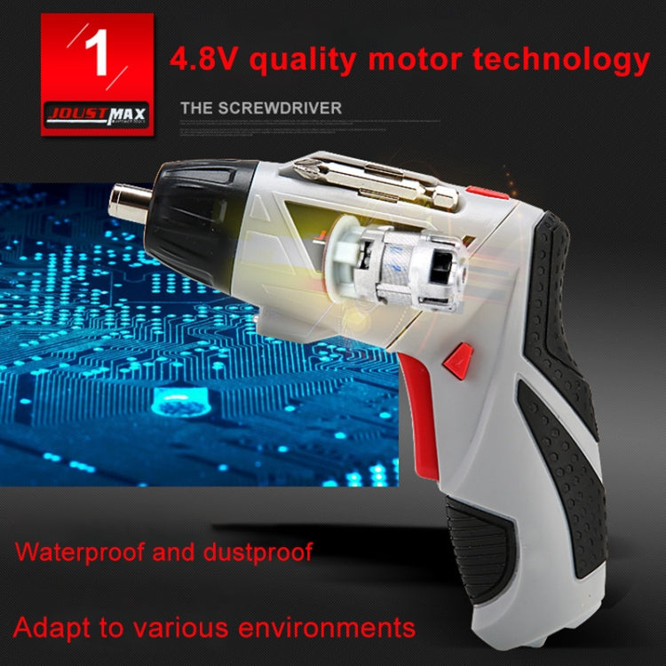 4.8V Multi-functional Household Electric Screwdriver Electric Drill Electric Screwdriver Set US Plug - Drill & Drill Bits by buy2fix | Online Shopping UK | buy2fix