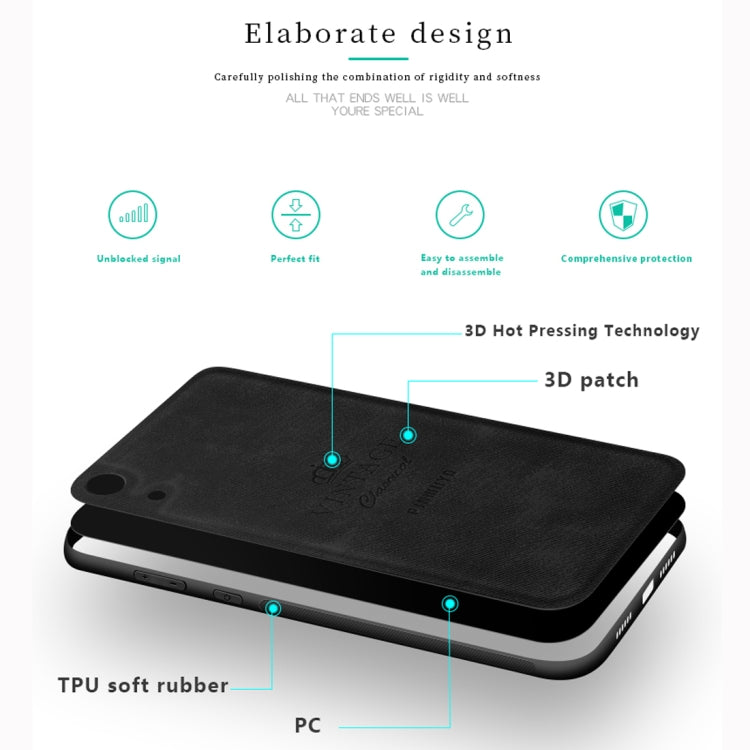 PINWUYO Shockproof Waterproof Full Coverage PC + TPU + Skin Protective Case for Huawei Honor Play 8A / Y6 2019 (Black) - Honor Cases by PINWUYO | Online Shopping UK | buy2fix