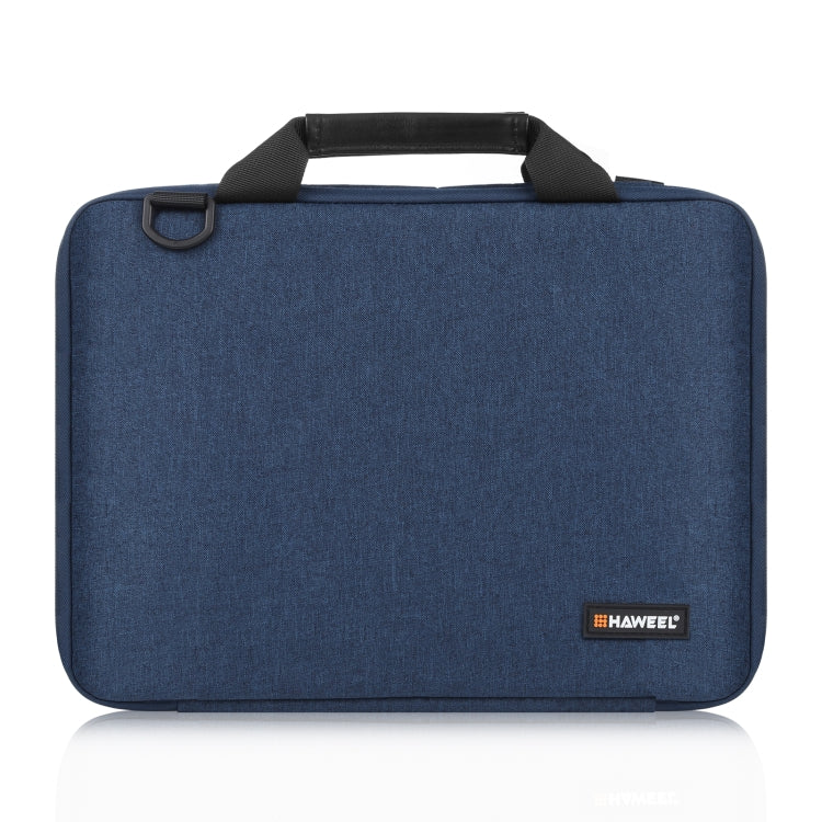 HAWEEL 14.0 inch -16.0 inch Briefcase Crossbody Laptop Bag For Macbook, Lenovo Thinkpad, ASUS, HP(Navy Blue) - 15 inch by HAWEEL | Online Shopping UK | buy2fix