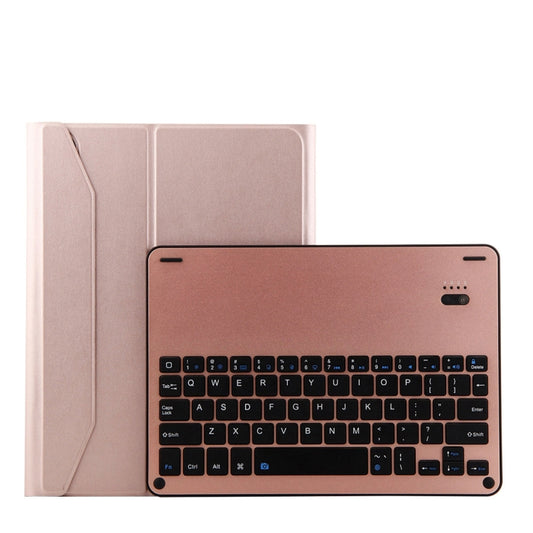 1139B Detachable Bluetooth 3.0 Aluminum Alloy Keyboard + Lambskin Texture Leather Tablet Case for iPad Pro 11 inch (2018), with Three-gear Adjustment / Magnetic / Sleep Function (Pink) - For iPad Pro by buy2fix | Online Shopping UK | buy2fix