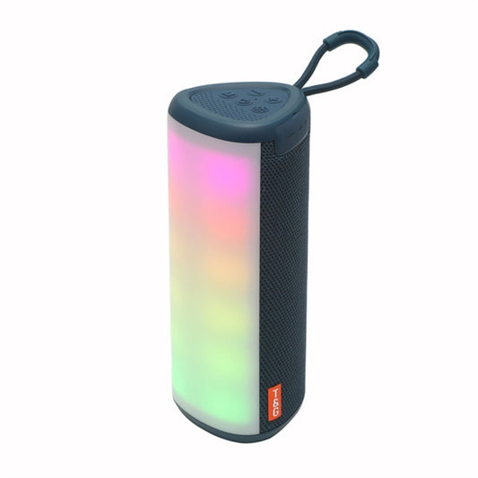 T&G TG357 Portable Wireless Bluetooth Speaker Outdoor Subwoofer with RGB Colorful Light & TWS(Blue) - Desktop Speaker by T&G | Online Shopping UK | buy2fix