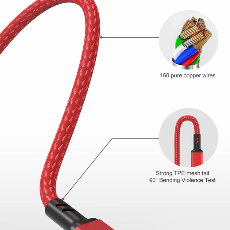 Orange Plug 3A 3 in 1 USB to Type-C / 8 Pin / Micro USB Fast Charging Cable, Cable Length: 1.2m(Blue) - Multifunction Cable by buy2fix | Online Shopping UK | buy2fix