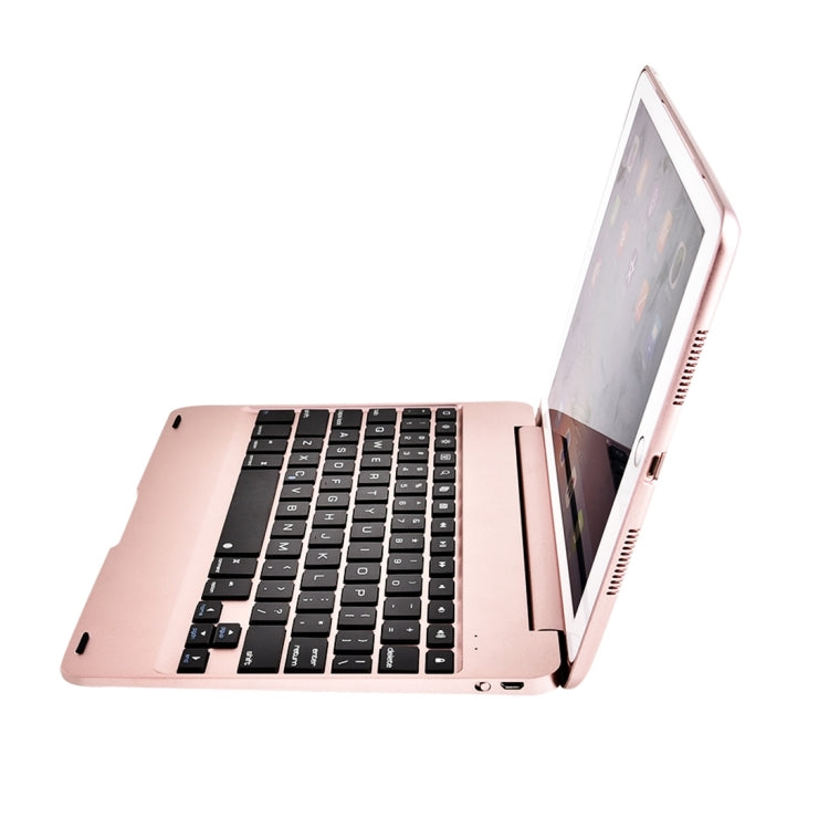 For iPad Pro 9.7 inch / iPAD Air 2 Horizontal Flip Tablet Case + Bluetooth Keyboard(Rose Gold) - For iPad Pro by buy2fix | Online Shopping UK | buy2fix