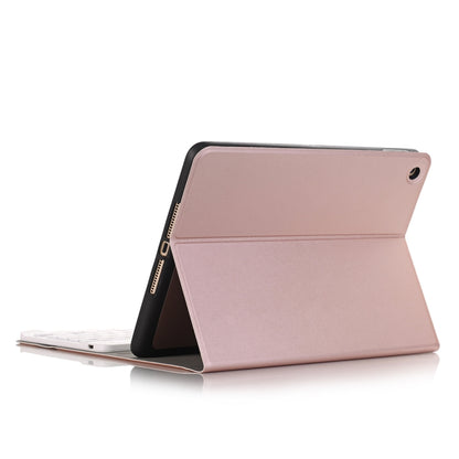 A102B For iPad 10.2 inch 2019 Ultra-thin Detachable Bluetooth Keyboard Leather Tablet Case with Stand & Pen Slot Function (Rose Gold) - Universal by buy2fix | Online Shopping UK | buy2fix