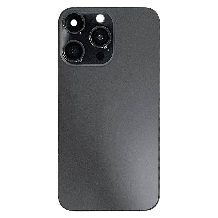 Back Cover with Appearance Imitation of iP15 Pro for iPhone XR(Black) - Back Cover by buy2fix | Online Shopping UK | buy2fix