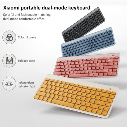 Original Xiaomi XMBXJP01YM 85 Keys Portable Dual-mode Keyboard (Blue) - Wireless Keyboard by Xiaomi | Online Shopping UK | buy2fix