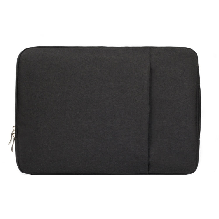 11.6 inch Universal Fashion Soft Laptop Denim Bags Portable Zipper Notebook Laptop Case Pouch for MacBook Air, Lenovo and other Laptops, Size: 32.2x21.8x2cm(Black) - 10 - 11 inch by buy2fix | Online Shopping UK | buy2fix