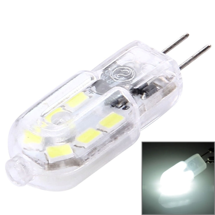 G4 2W 180LM Transparent Cover Corn Light Bulb, 12 LED SMD 2835, AC 220-240V(White Light) - LED Blubs & Tubes by buy2fix | Online Shopping UK | buy2fix