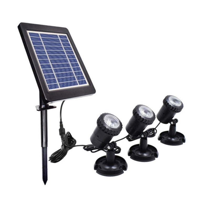 3 In 1 Red Green Blue Light Lawn Insertion Pool Diving Solar Spotlight - Solar Lights by buy2fix | Online Shopping UK | buy2fix