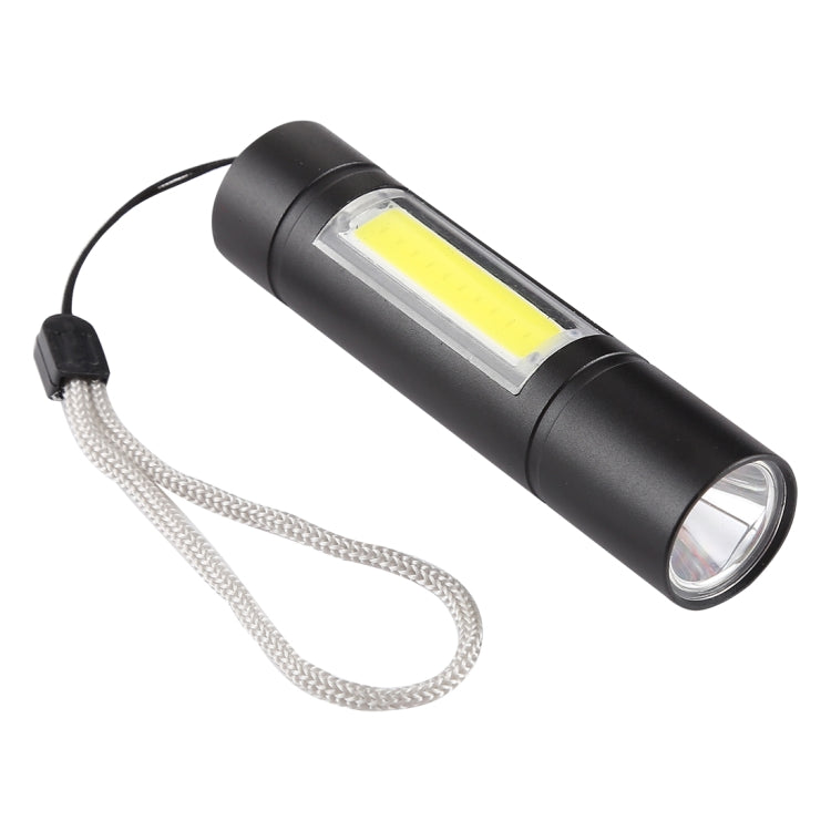 A1 USB Charging Waterproof Fixed Focus XPE + COB Flashlight with 3-Modes & Storage Box - LED Flashlight by buy2fix | Online Shopping UK | buy2fix