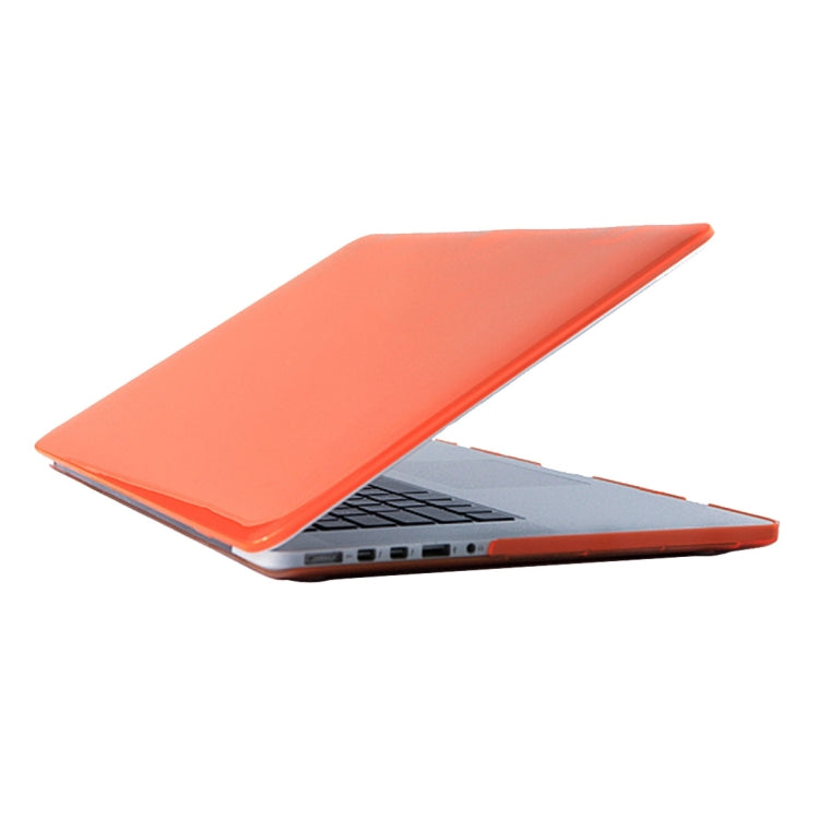 For 2016 New Macbook Pro 13.3 inch A1706 & A1708 Laptop Crystal PC Protective Case(Orange) - MacBook Pro Cases by buy2fix | Online Shopping UK | buy2fix