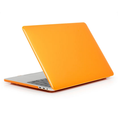 ENKAY Hat-Prince 2 in 1 Crystal Hard Shell Plastic Protective Case + US Version Ultra-thin TPU Keyboard Protector Cover for 2016 New MacBook Pro 15.4 inch with Touchbar (A1707)(Orange) - MacBook Pro Cases by ENKAY | Online Shopping UK | buy2fix