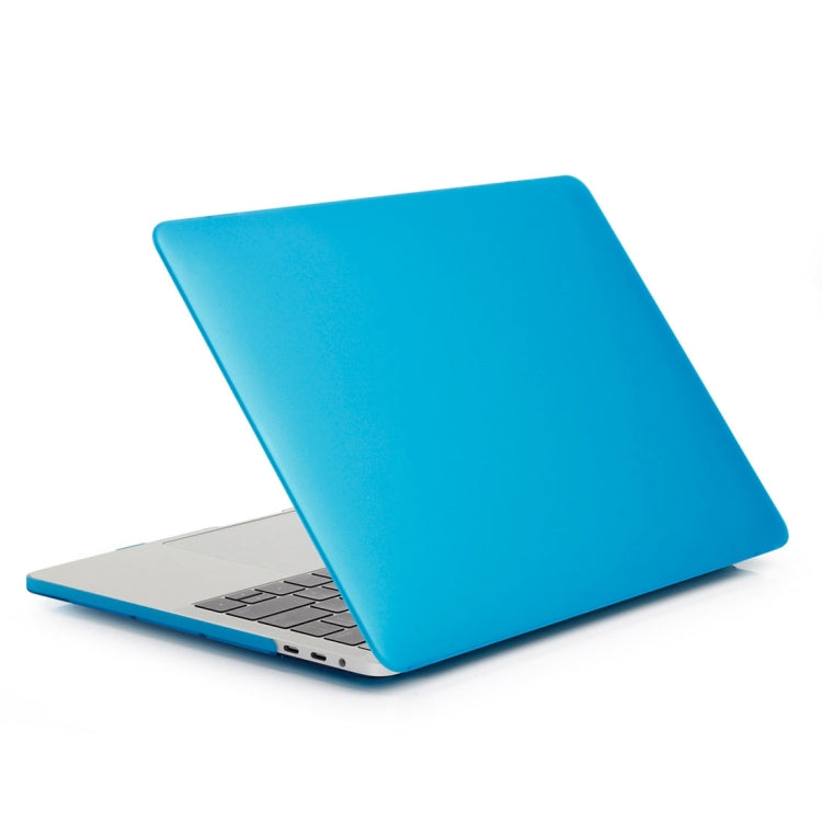 ENKAY Hat-Prince 2 in 1 Frosted Hard Shell Plastic Protective Case + Europe Version Ultra-thin TPU Keyboard Protector Cover for 2016 MacBook Pro 13.3 Inch with Touch Bar (A1706) (Baby Blue) - MacBook Pro Cases by ENKAY | Online Shopping UK | buy2fix