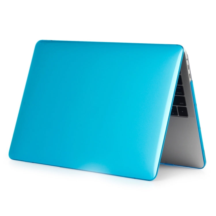 Laptop Crystal Style PC Protective Case for MacBook Pro 15.4 inch A1990 (2018) (Lake Blue) - MacBook Pro Cases by buy2fix | Online Shopping UK | buy2fix