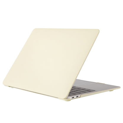 Cream Style Laptop Plastic Protective Case for MacBook Pro 13.3 inch (2019)(Yellow) - MacBook Pro Cases by buy2fix | Online Shopping UK | buy2fix