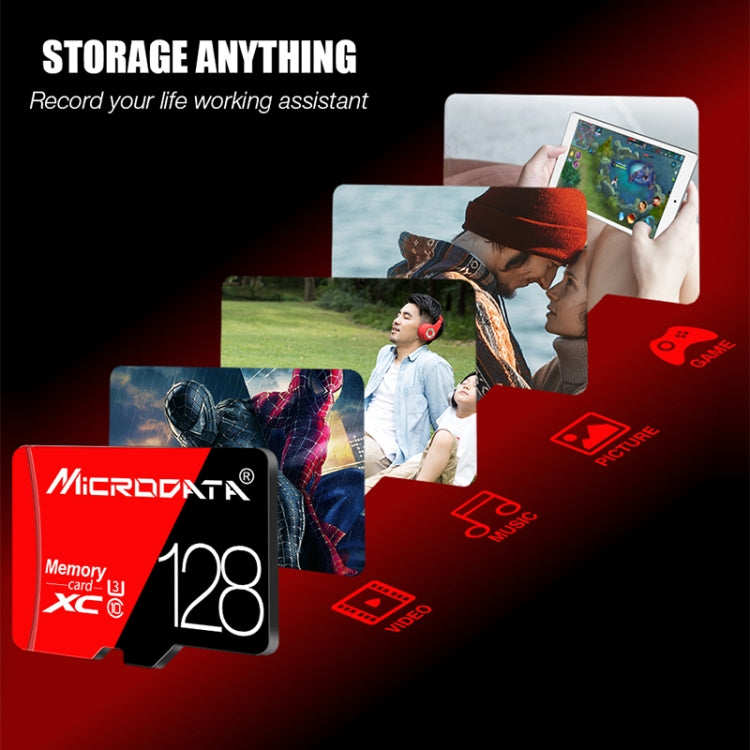 MICRODATA 16GB High Speed U1 Red and Black TF(Micro SD) Memory Card - Micro SD Card by MiCRODATA | Online Shopping UK | buy2fix