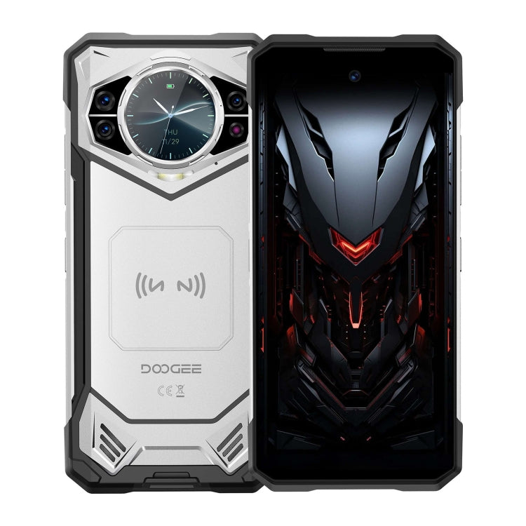 [HK Warehouse] DOOGEE S200 Rugged Phone, 12GB+256GB, Side Fingerprint, 6.72 inch Android 14 Dimensity 7050 Octa Core 2.6GHz, Network: 5G, OTG, NFC  (Silver) - DOOGEE by DOOGEE | Online Shopping UK | buy2fix