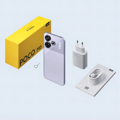 [HK Warehouse] Xiaomi POCO M6 Global, 8GB+256GB, Side Fingerprint, 6.79 inch Xiaomi HyperOS MediaTek Helio G91-Ultra Octa Core 2.0GHz, NFC, Network: 4G (Black) - Xiaomi MI by Xiaomi | Online Shopping UK | buy2fix