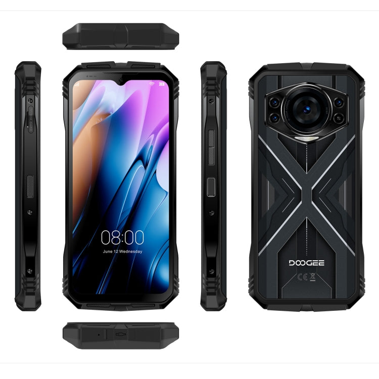 [HK Warehouse] DOOGEE S Cyber, 8GB+256GB, 6.58 inch Android 14 Spreadtrum T606 Octa Core, Network: 4G, OTG, NFC (Black Silver) - DOOGEE by DOOGEE | Online Shopping UK | buy2fix