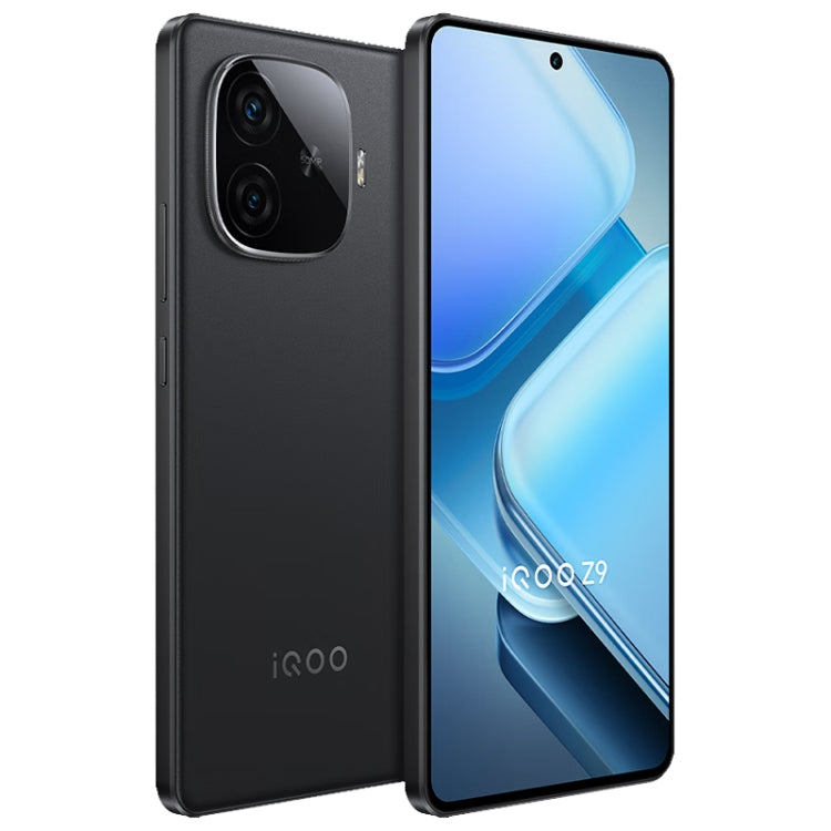 vivo iQOO Z9, Dual Back Cameras, 8GB+256GB, Face ID Screen Fingerprint Identification, 6.78 inch Android 14.0 OriginOS 4 Snapdragon 7 Gen 3 Octa Core 2.63GHz, OTG, NFC, Network: 5G, Support Google Play (Black) - vivo by vivo | Online Shopping UK | buy2fix