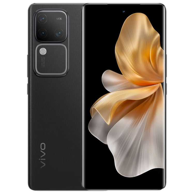 vivo S18 Pro, Triple Back Cameras, 12GB+512GB, Face ID Screen Fingerprint Identification, 6.78 inch Android 14.0 OriginOS 4 Dimensity 9200+ Octa Core 3.35GHz, OTG, NFC, Network: 5G, Support Google Play (Black) - vivo by vivo | Online Shopping UK | buy2fix