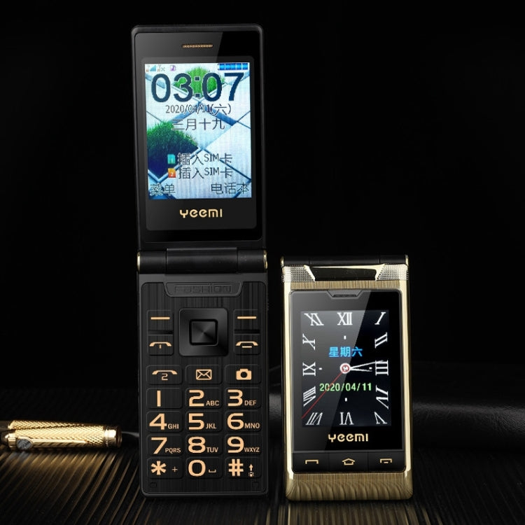 Mafam F10 Dual-screen Flip Phone, 2.8 inch  + 2.4 inch, 5900mAh Battery, Support FM, SOS, GSM, Family Number, Big Keys, Dual SIM(Gun Metal) - Others by buy2fix | Online Shopping UK | buy2fix