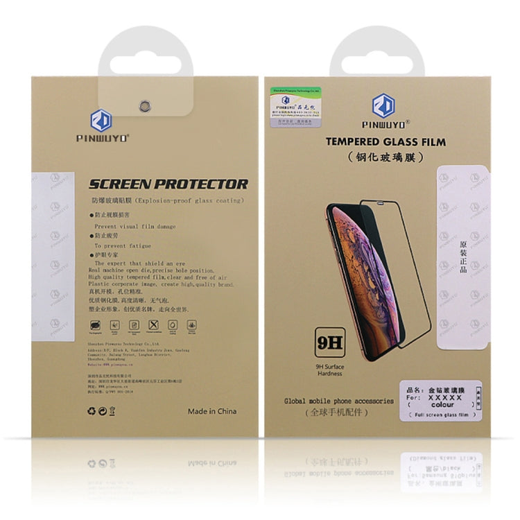 PINWUYO 9H 2.5D Full Screen Tempered Glass Film for Huawei Enjoy 9e (Black) - Huawei Tempered Glass by PINWUYO | Online Shopping UK | buy2fix